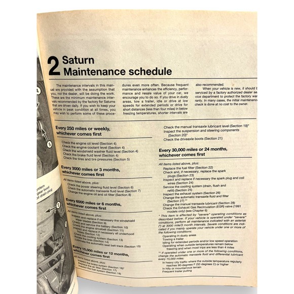 Haynes  SATURN All Models 1991 - 1999 Repair Manual 87010 - Picture 7 of 8